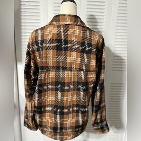 LOVE MAVEN WOMEN'S MEMORIES JACKET BROWN LIGHT FABRIC SIZE L - Picture 7 of 16